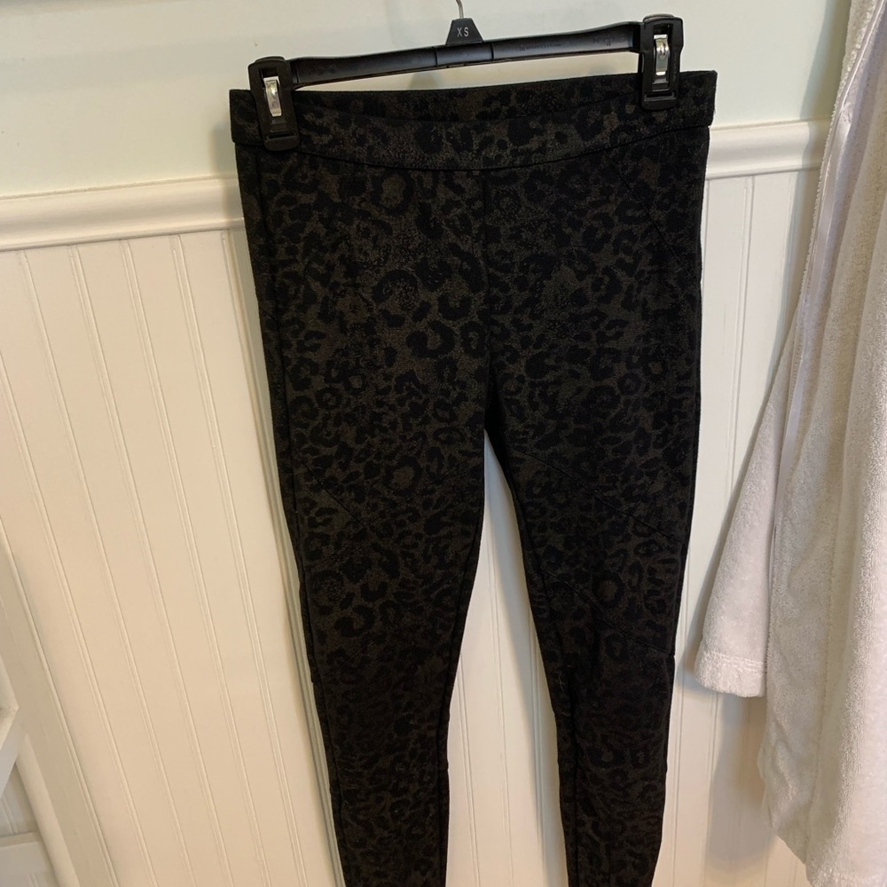 Free People Black Cheetah Print Leggings
